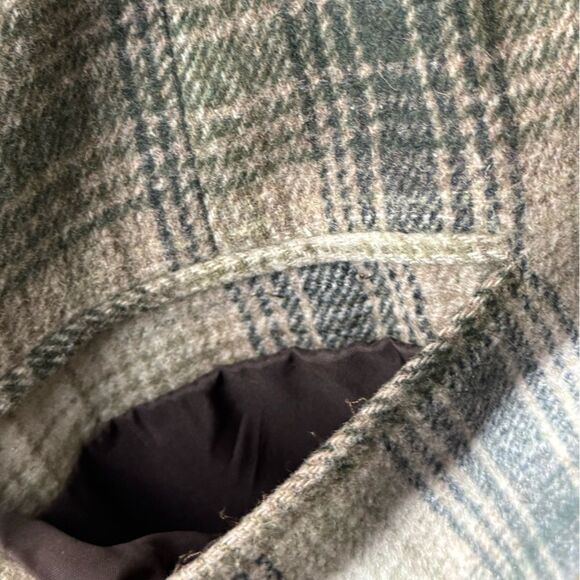 Equestrian Blazer Womens Size L Plaid Fall Preppy Money Brown Classic Vintage - Picture 7 of 10